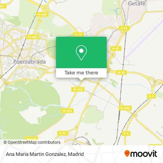 Ana Maria Martin Gonzalez map