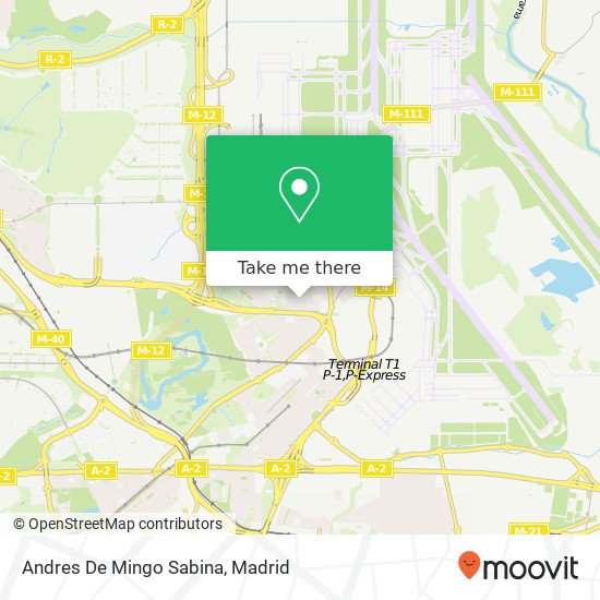 Andres De Mingo Sabina map