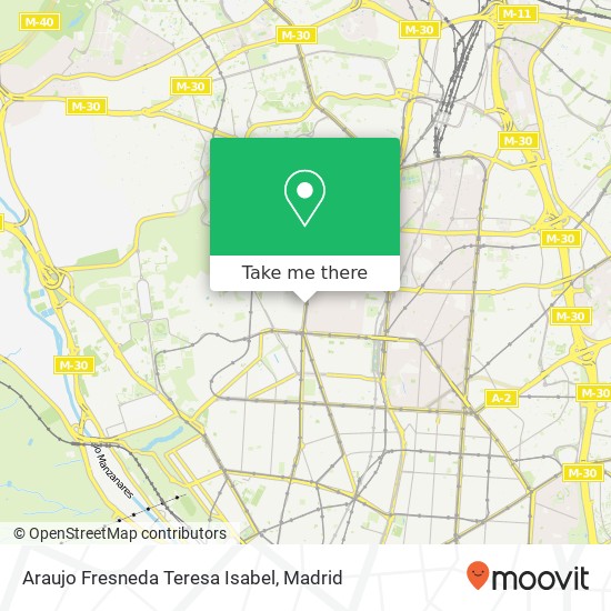 Araujo Fresneda Teresa Isabel map