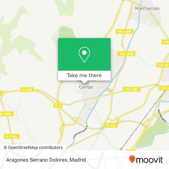 Aragones Serrano Dolores map