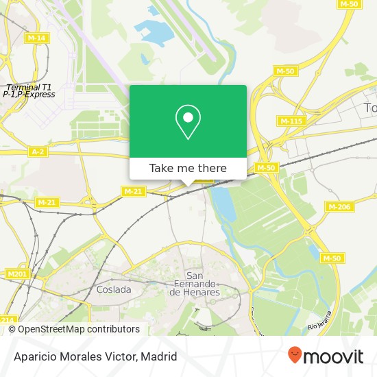 Aparicio Morales Victor map