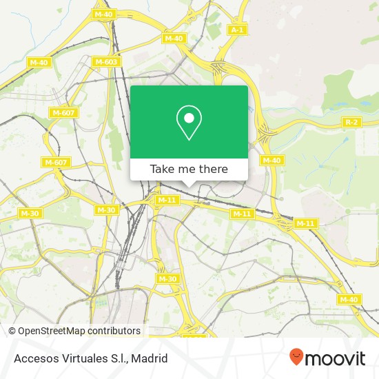 Accesos Virtuales S.l. map