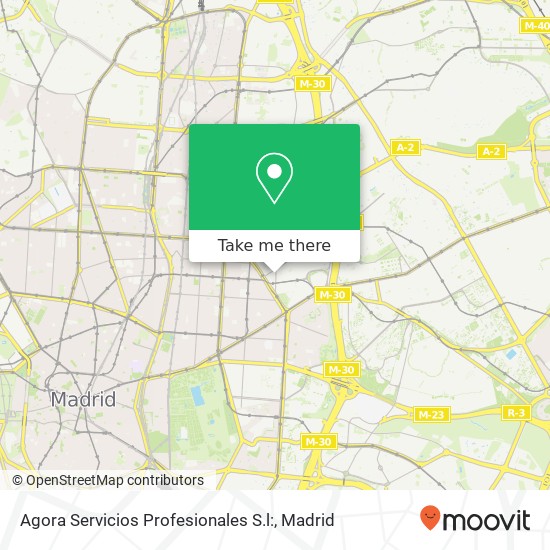 Agora Servicios Profesionales S.l: map