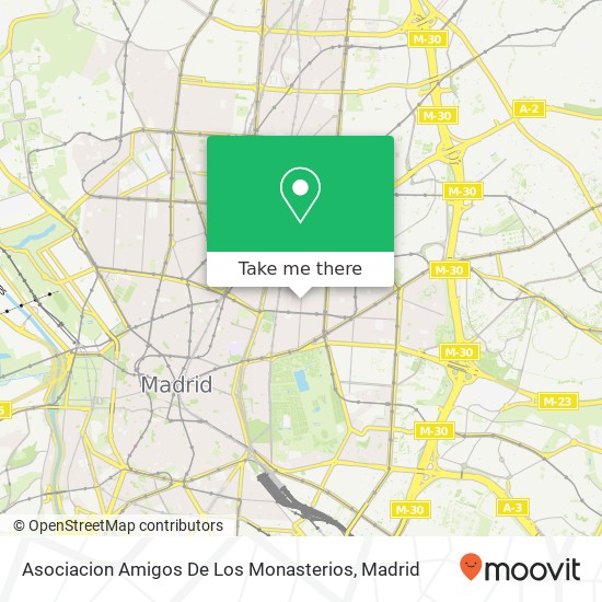 Asociacion Amigos De Los Monasterios map