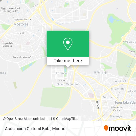 Asociacion Cultural Bubi map