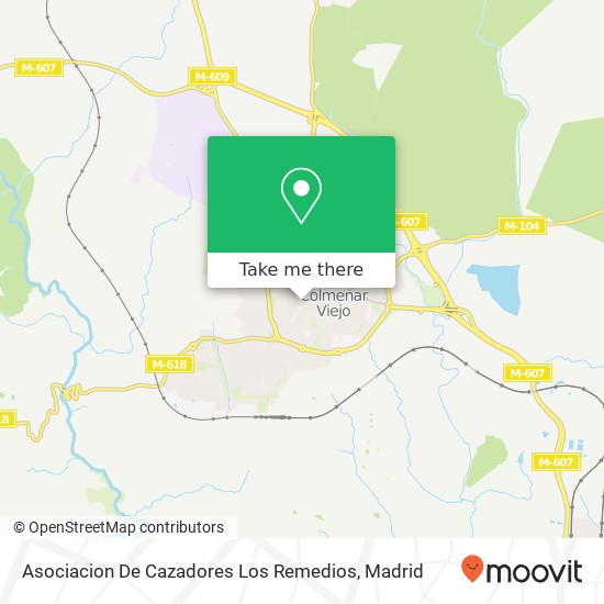 Asociacion De Cazadores Los Remedios map