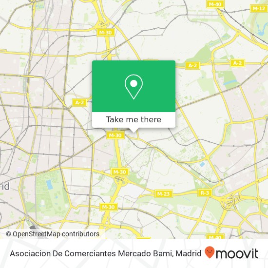 Asociacion De Comerciantes Mercado Bami map