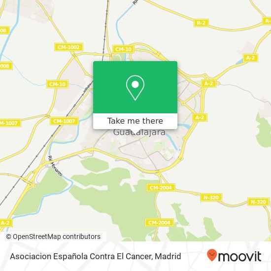 Asociacion Española Contra El Cancer map