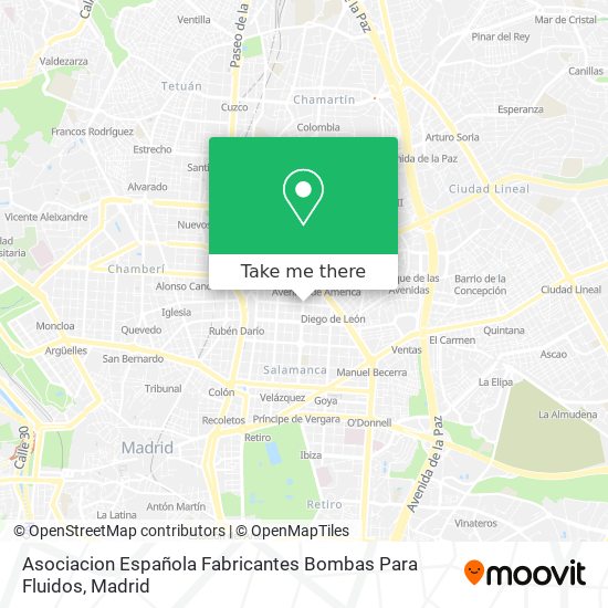Asociacion Española Fabricantes Bombas Para Fluidos map