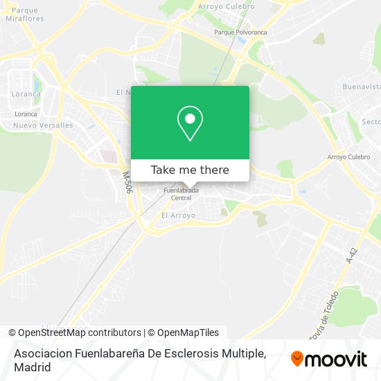 Asociacion Fuenlabareña De Esclerosis Multiple map