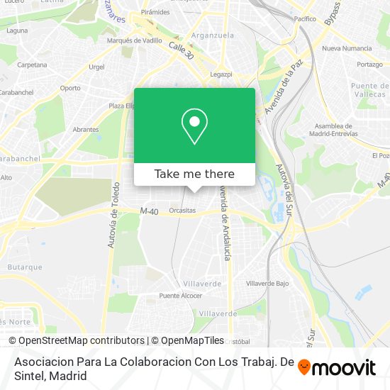 mapa Asociacion Para La Colaboracion Con Los Trabaj. De Sintel