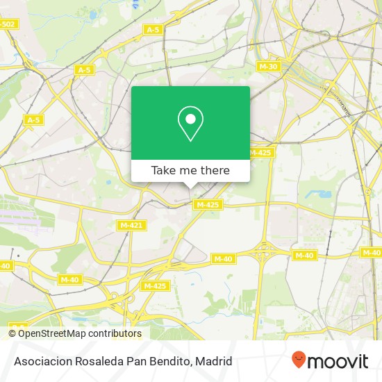 Asociacion Rosaleda Pan Bendito map