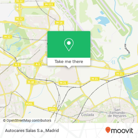 Autocares Salas S.a. map