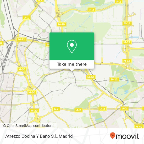 mapa Atrezzo Cocina Y Baño S.l.