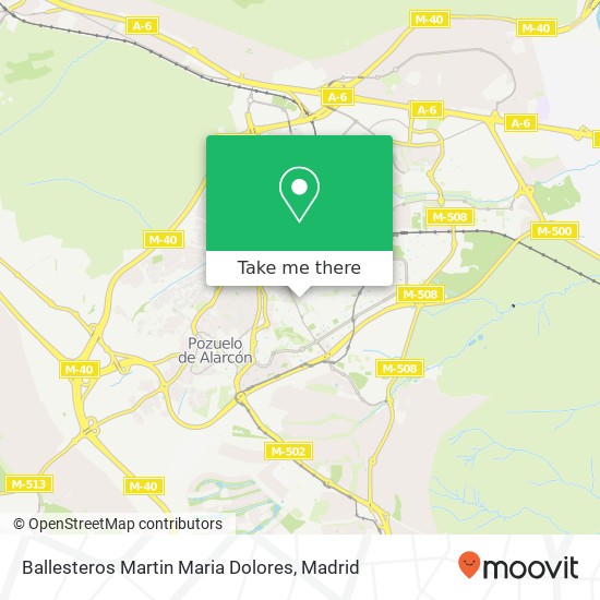 mapa Ballesteros Martin Maria Dolores