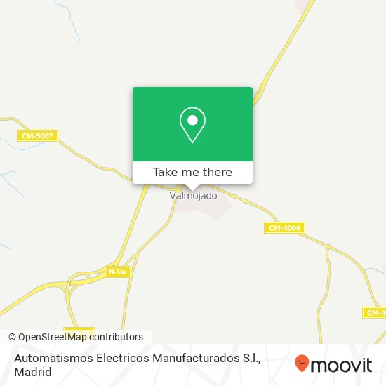 mapa Automatismos Electricos Manufacturados S.l.