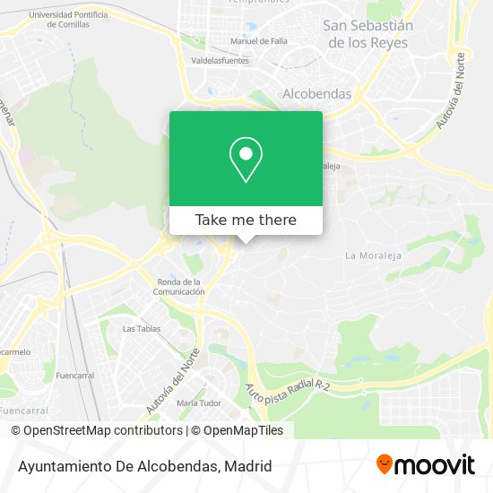 Ayuntamiento De Alcobendas map