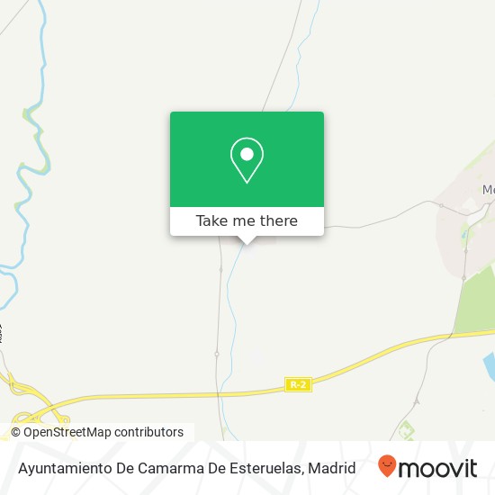mapa Ayuntamiento De Camarma De Esteruelas
