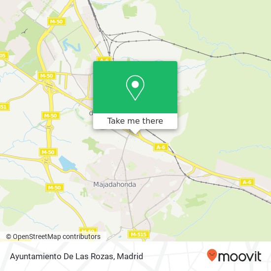 mapa Ayuntamiento De Las Rozas