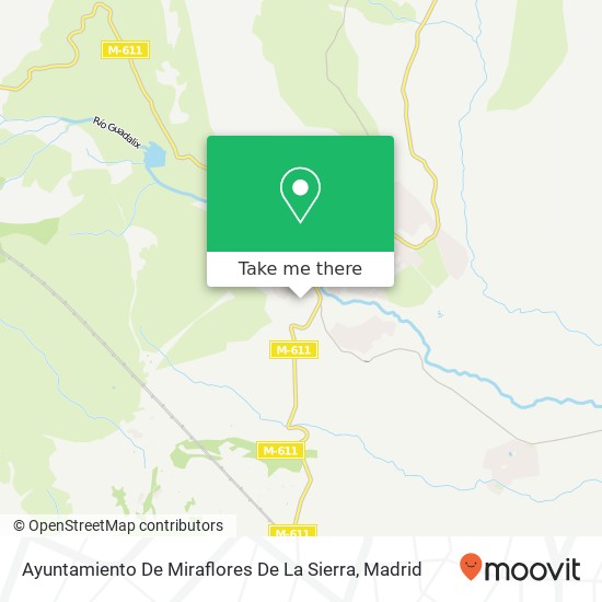 Ayuntamiento De Miraflores De La Sierra map