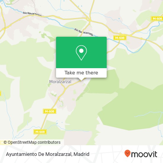 Ayuntamiento De Moralzarzal map