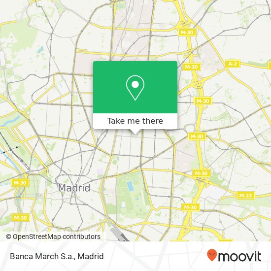 Banca March S.a. map