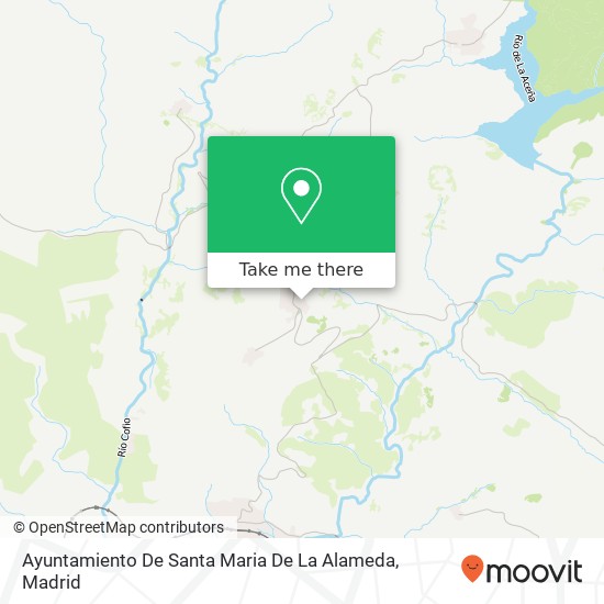 Ayuntamiento De Santa Maria De La Alameda map