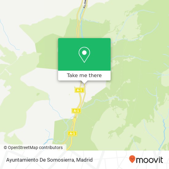 Ayuntamiento De Somosierra map