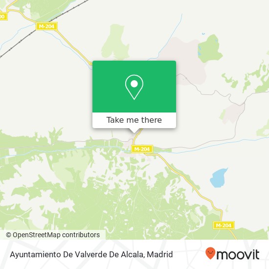 Ayuntamiento De Valverde De Alcala map