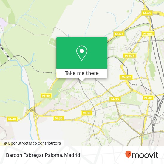 Barcon Fabregat Paloma map