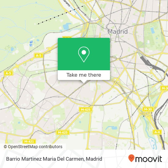 mapa Barrio Martinez Maria Del Carmen