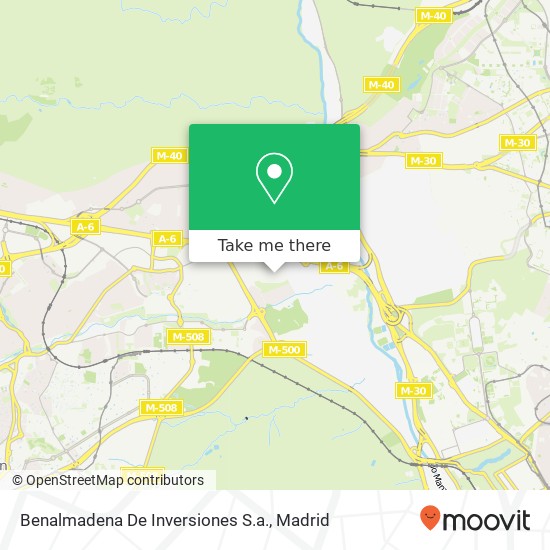 Benalmadena De Inversiones S.a. map