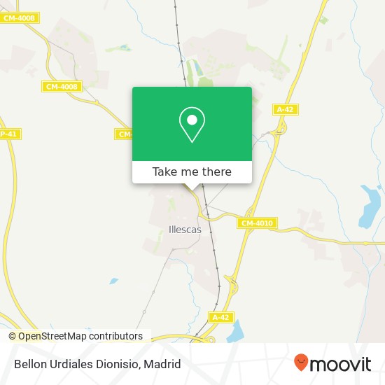 mapa Bellon Urdiales Dionisio