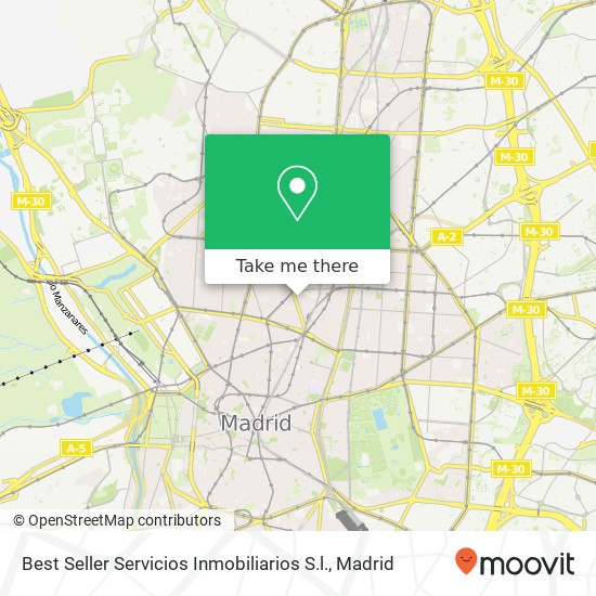 mapa Best Seller Servicios Inmobiliarios S.l.