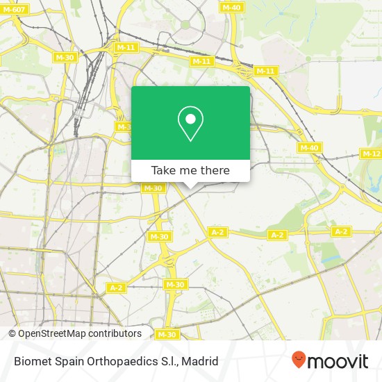 mapa Biomet Spain Orthopaedics S.l.