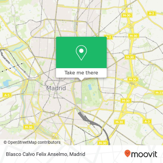 Blasco Calvo Felix Anselmo map