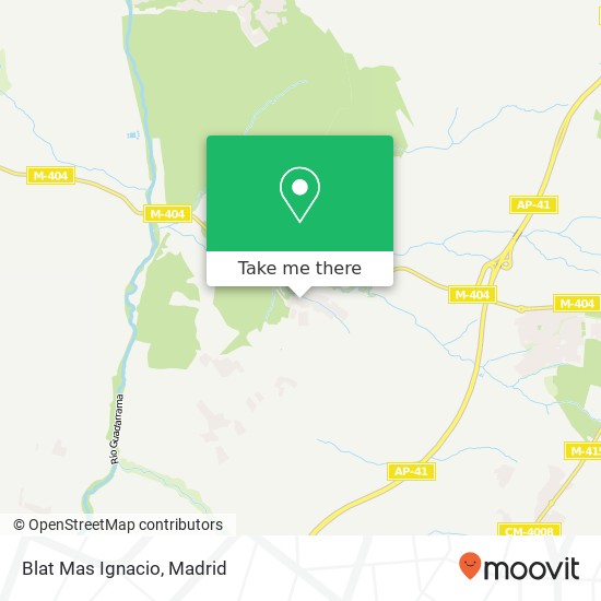 Blat Mas Ignacio map