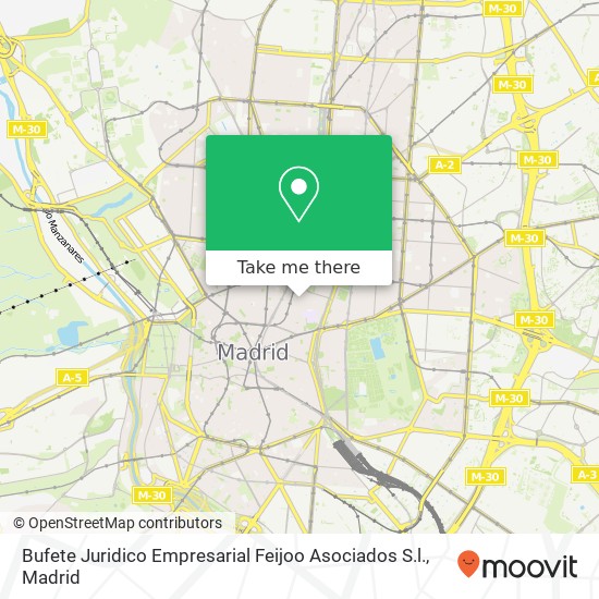 Bufete Juridico Empresarial Feijoo Asociados S.l. map