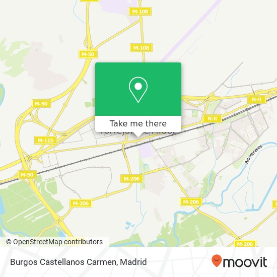 mapa Burgos Castellanos Carmen