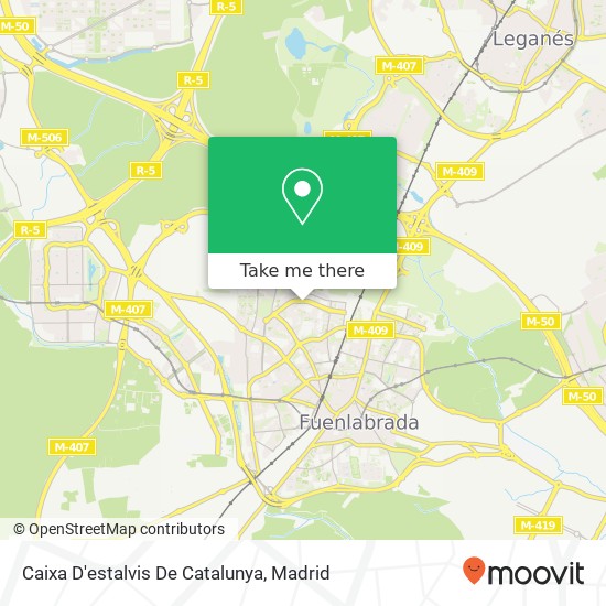 Caixa D'estalvis De Catalunya map