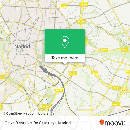 mapa Caixa D'estalvis De Catalunya