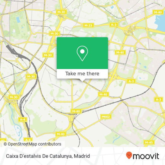 mapa Caixa D'estalvis De Catalunya