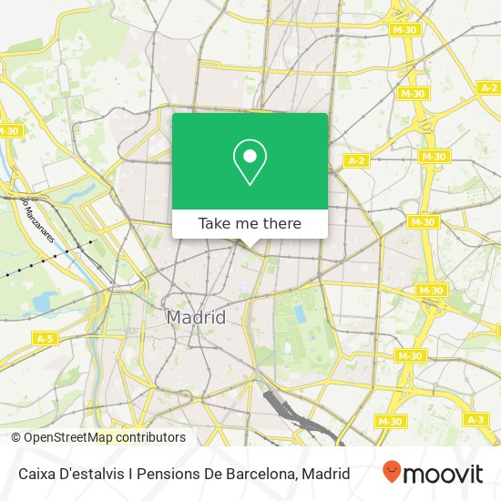 Caixa D'estalvis I Pensions De Barcelona map