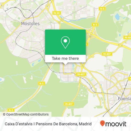 Caixa D'estalvis I Pensions De Barcelona map