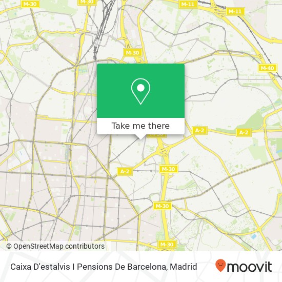 Caixa D'estalvis I Pensions De Barcelona map