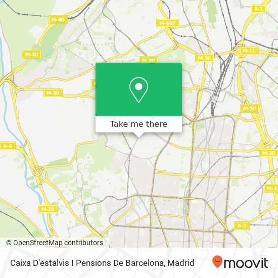 Caixa D'estalvis I Pensions De Barcelona map