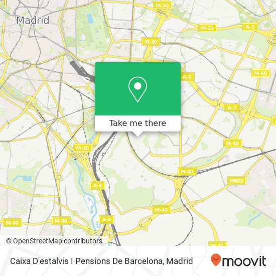 Caixa D'estalvis I Pensions De Barcelona map