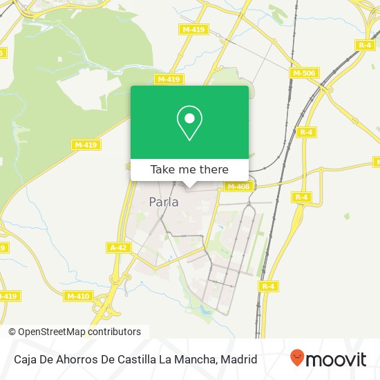 mapa Caja De Ahorros De Castilla La Mancha