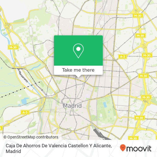 mapa Caja De Ahorros De Valencia Castellon Y Alicante