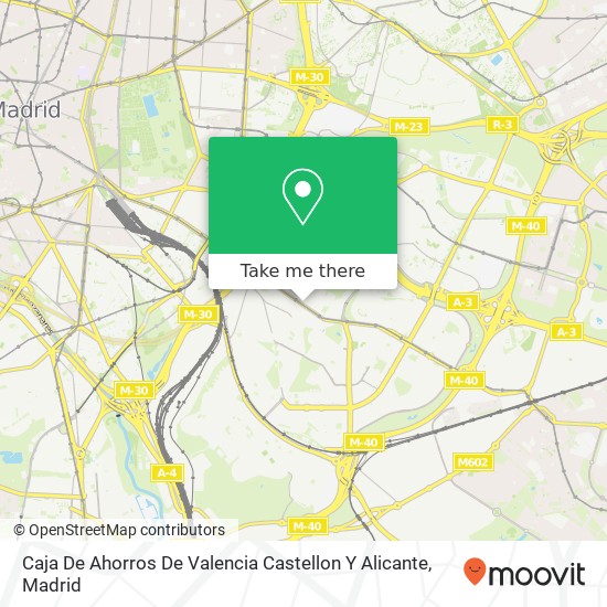 mapa Caja De Ahorros De Valencia Castellon Y Alicante